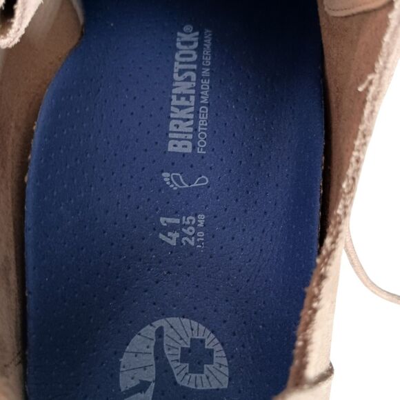 Birkenstock Utti Lace Unisex 41 Men\'s 8 Women\'s 10 Lace-Up Suede Shoes Beige main image 8